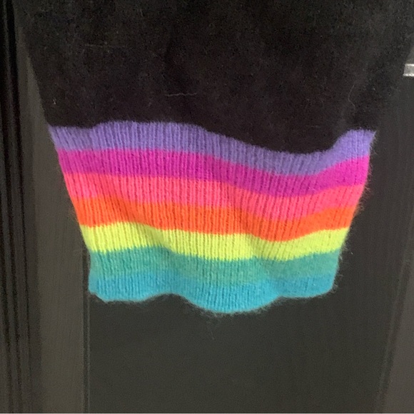 Brodie Cashmere | Black Rainbow Thunder Accent Strike Cashmere Jogger | Sz L - Picture 4 of 13